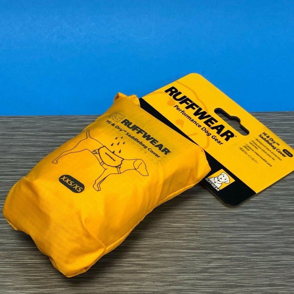 Ruffwear Yellow Saddlebag‎ Cover Waterproof Dog